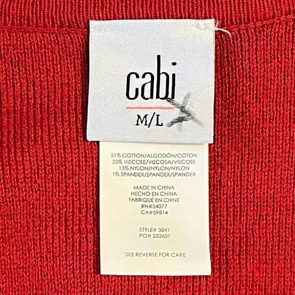 CAbi Lightweight Cozy Poncho Fringe Boho Academia Grandma Core Bold Outdoor M/L - Picture 8 of 9